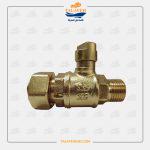 Corporation Valve with Compression Fitting