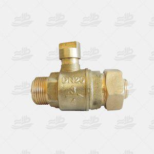Corporation Valve with Compression Fitting 3/4