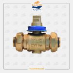 Curb Valve with Compression Fitting - Two compression joint