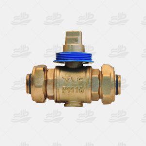 Curb Valve with Compression Fitting - Two compression joint