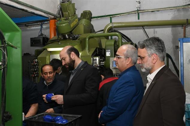 زيارة نائب الرئيس الإيراني لمجمع طلاية الصناعي